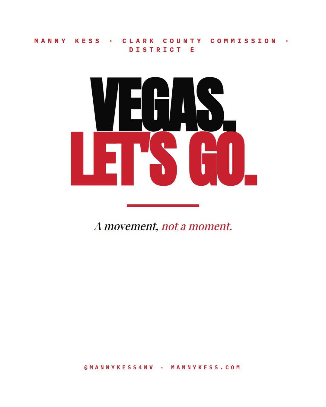 Vegas let's go manifesto